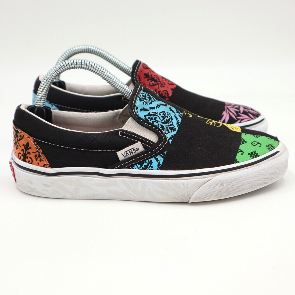 Vans X Crayola Limited Edition Skate Slip On Shoes Multicolor Womens 5.5 Mens 4